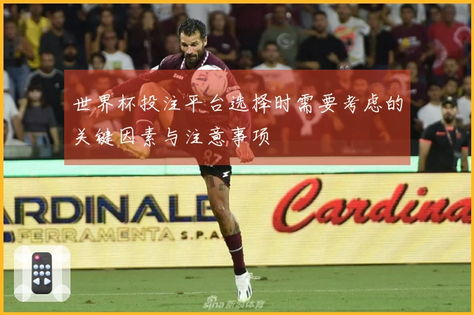 世界杯投注平台选择时需要考虑的关键因素与注意事项