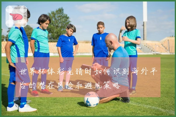 世界杯体彩竞猜时如何识别海外平台的潜在风险和避坑策略