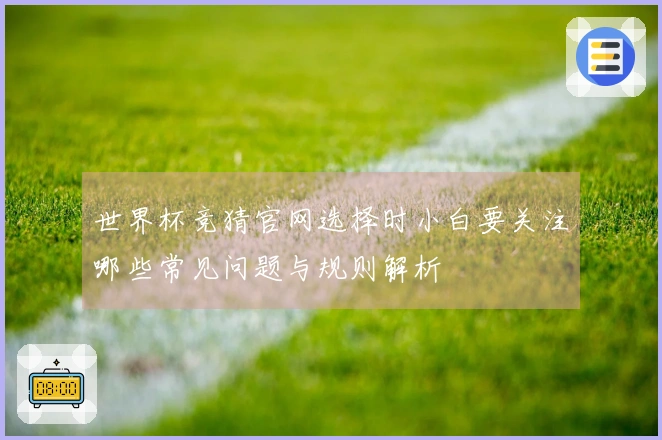 世界杯竞猜官网选择时小白要关注哪些常见问题与规则解析